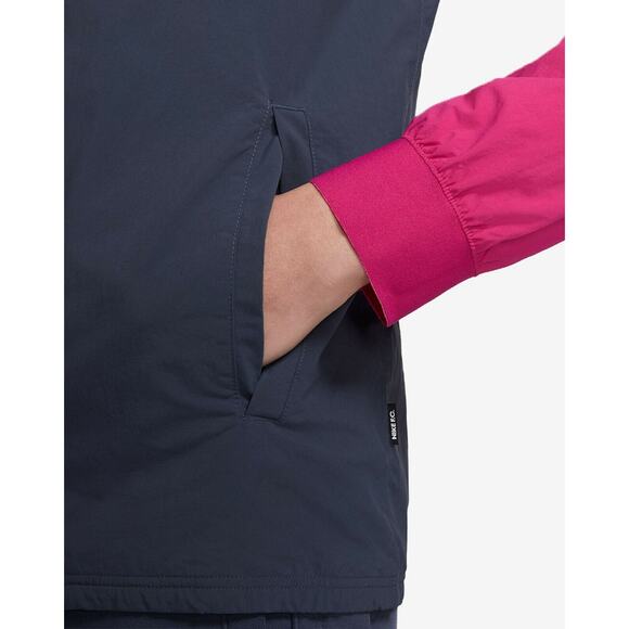 NEW Nike F.C. AWF Track Jacket Men’s Large Blue Full Zip CW5499-437 MSRP $90 - Picture 3 of 5